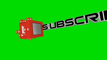 3D Animated Green Screen Subscribe Button, Like And Share for YouTube | No Copyright, Free to use