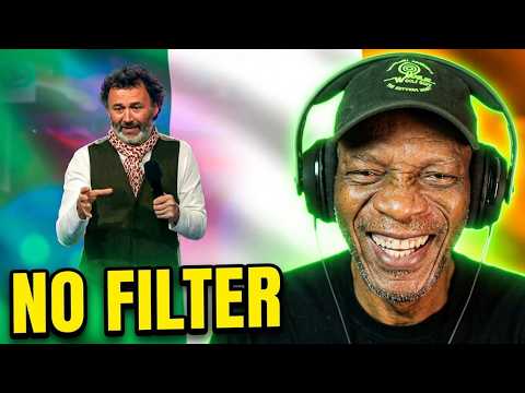 Caribbean Man Cracking Up at Tommy Tiernan on Ireland’s Lunatics! Reaction