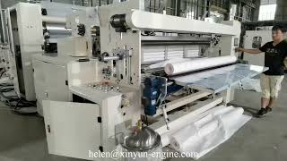 398mm diameter embossing roll glue lamination toilet paper roll making machine