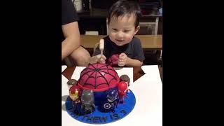 Spiderman Pinata Knock Knock Cake