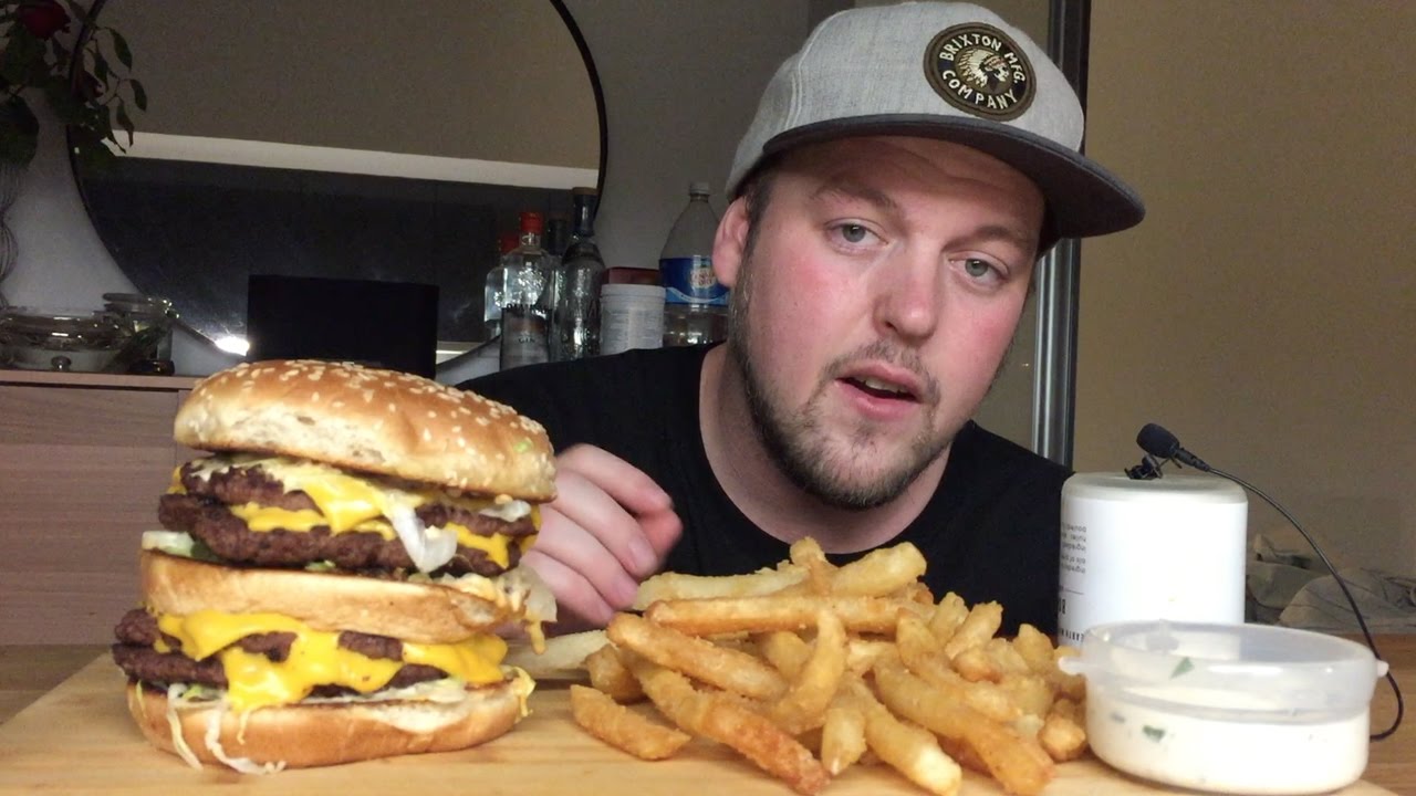 GRAND MAC HOMEMADE MCDONALDS MUKBANG