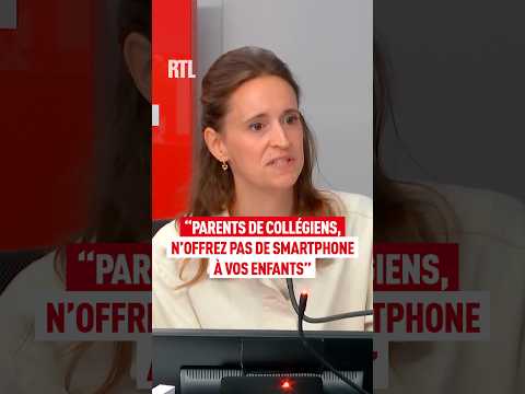 Miniature de la vidéo : “Parents de collégiens, n’offrez pas de smartphone à vos enfants” : Madeleine de Jessey sur RTL