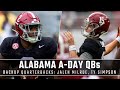 Alabama QBs Jalen Milroe, Ty Simpson A-Day Highlights