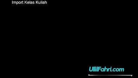 Cara Mudah Import Kelas Kuliah ke Neo Feeder dengan Excel