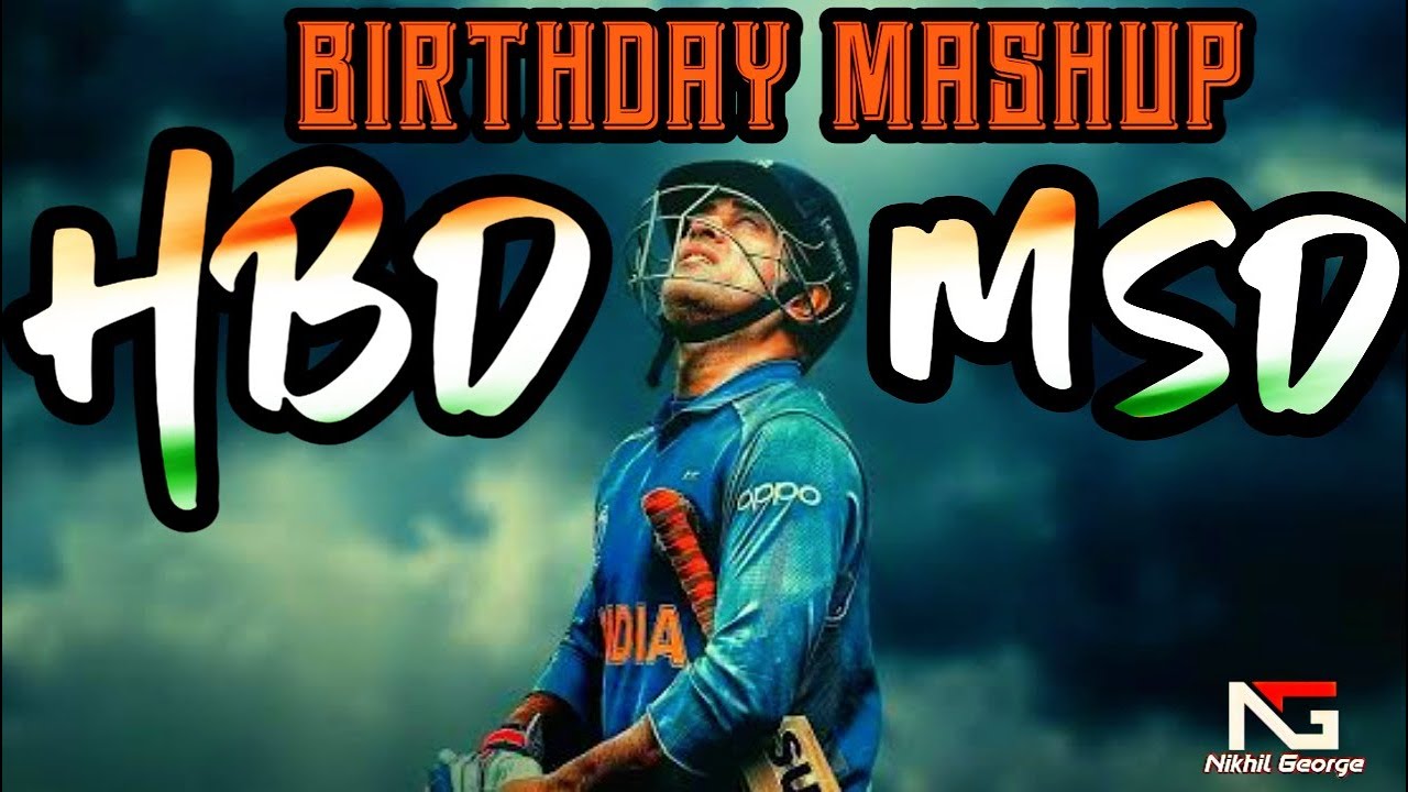 MS Dhoni Birthday Mashup | July 7 | 2020 | Tribute Video | Nikhil George