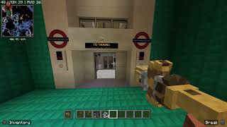 Minecraft Train Ride to Main City Airport Filght 54. Create mod/Public/MTR. City Vibes Part 3