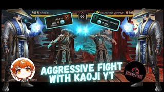 KAOJI YT VS KILLMEFIRST 🥶🥶Aggressive Fight/// ( AFTER DRS UPDATE)///#shadowfightarena