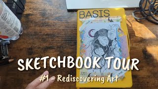 Sketchbook Tour #1 - Rediscovering Art (2023-2024)