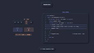 Bubble Sort Algorithm | Sorting Algorithms | Java #DSA #Java #codinginterview