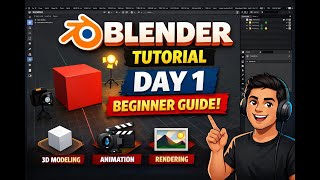 Blender Tutorial Day 1 | Beginner Guide in Tamil
