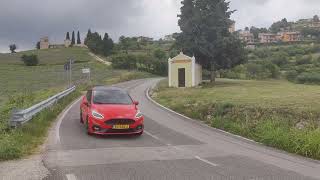 Ford Fiesta ST Mk8 drive-by downhill