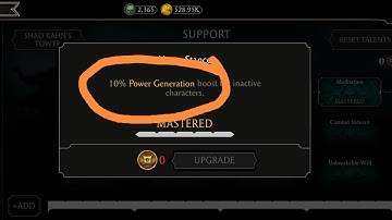 How to setup a Talent Tree to boost Power Generation and Improve Defense? I MK Mobile