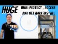 Huge Unifi protect , Access and Network install