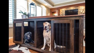 Будки на две собаки - деревянная мебель для собак своими руками