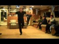 Stephanos dances Zorba on Harmony G cruise, Greek night