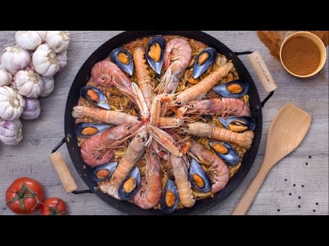 Paella de marisco ( seafood paella ) recipe