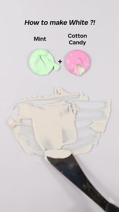 Jadi begini cara membuat warna putih #satisfyingvideo #videoshort