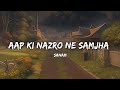 Aap ki nazron ne samjha lyrics sanam  insta trending song  ji humein manzoor hain