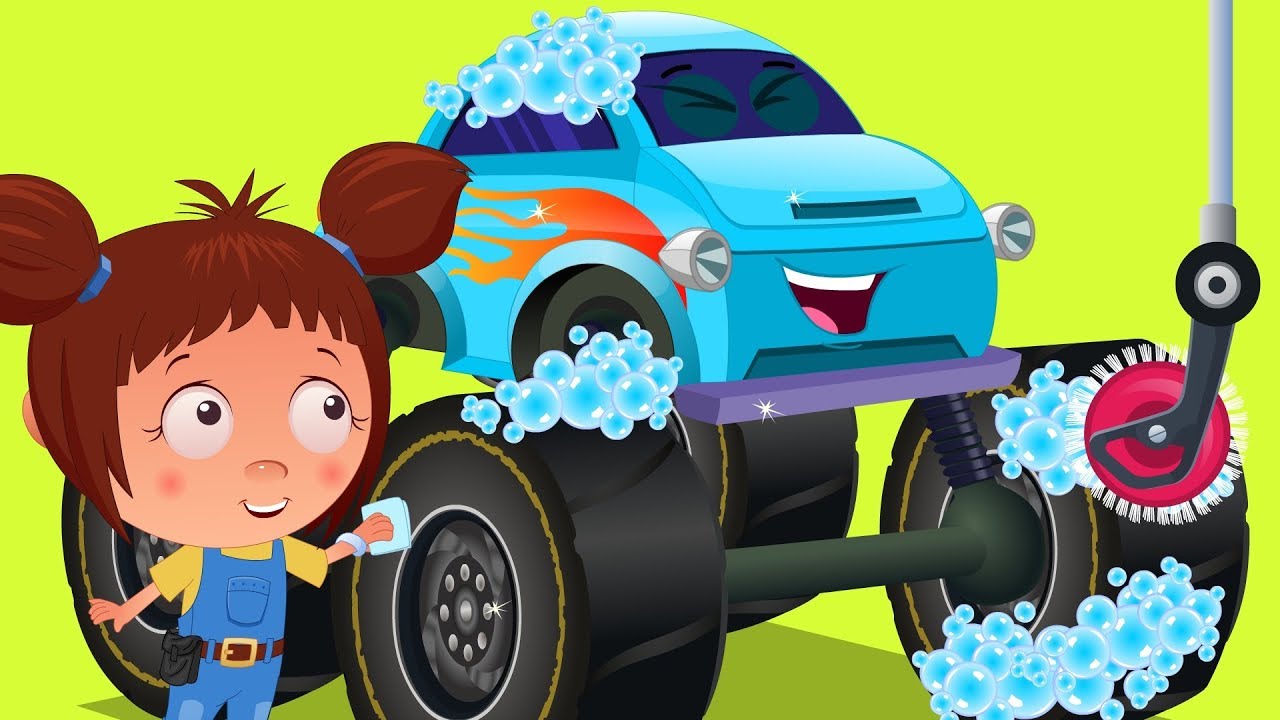 Monster Truck, Car Wash Videos