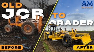 Better than G-75 ? Transforming An Old JCB Into a New Grader: Save Money And Upgrade Like A Pro!