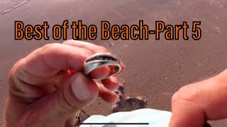Metal Detecting - Best of Beach Finds 2020 Part 5 - Gold and lots of Rings - Minelab Equinox 800
