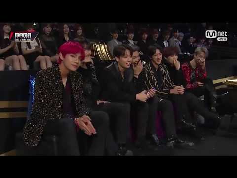 Bts Reaction When The Mc Dancing Dna 181214 2018 Mama In Hongkong