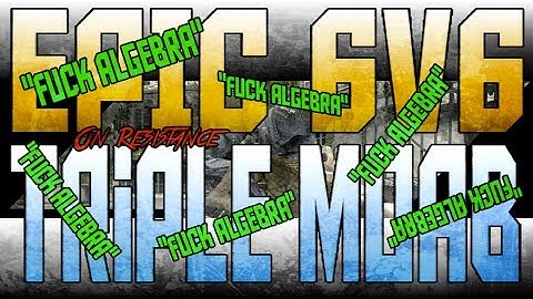 MW3: *EPIC* 6v6 Triple Moab | "Fuck Algebra"