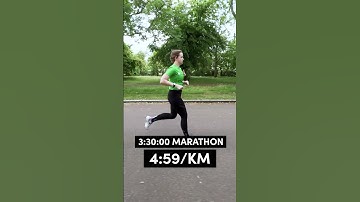 What Marathon Paces Look Like 🤯 #shorts