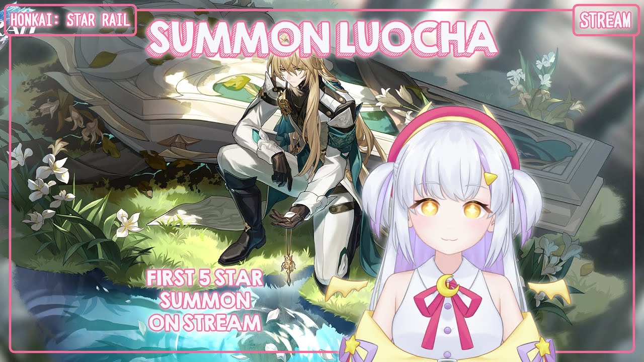 [Honkai: Star Rail] Summon Luocha! First 5 Star Summon on Stream - YouTube