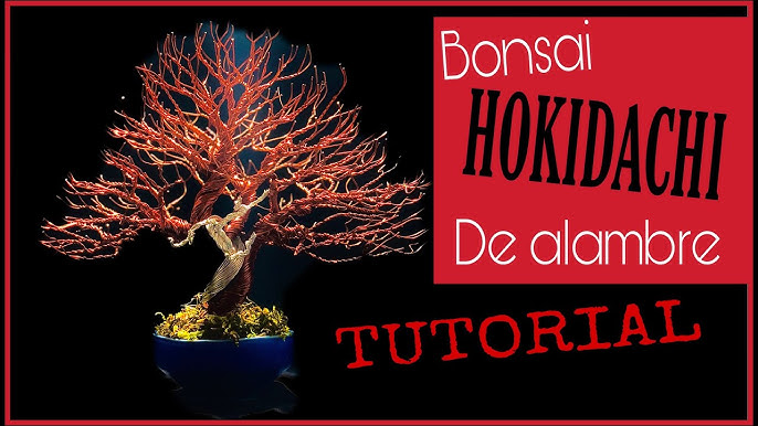 Arbol bonsai realizado en alambre - Artesanum