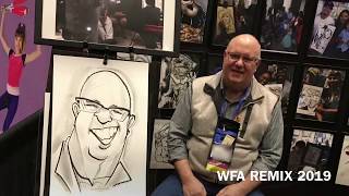 The Caricature Entertainment: WFA 2019, Drawing Karl