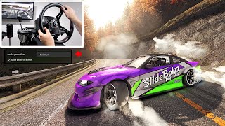 Drifting with New SMOKE Mod set to MAXIMUM (4K) | Assetto Corsa Drift w/Steering Wheel PC Drifting with New SMOKE Mod set to MAXIMUM (4K) | Assetto Corsa Drift w/Steering Wheel PC