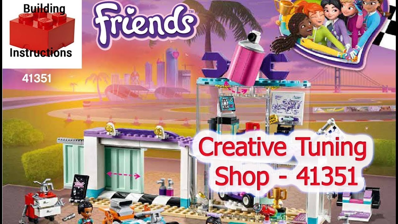 lego friends creative tuning shop