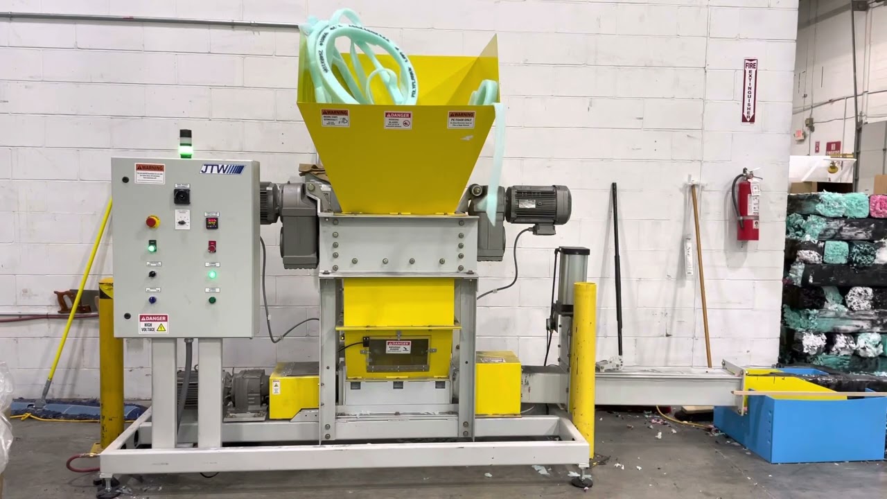 Polyethylene Foam Scrap Compactor