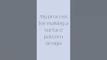 Designing for Surface Pattern in PROCREATE #shorts #repeatpattern #artist