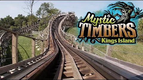 Mystic Timbers Roller Coaster (POV) - 4K Cinematic...