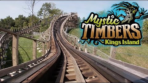 Mystic Timbers Roller Coaster (POV) - 4K Cinematic Series Kings Island