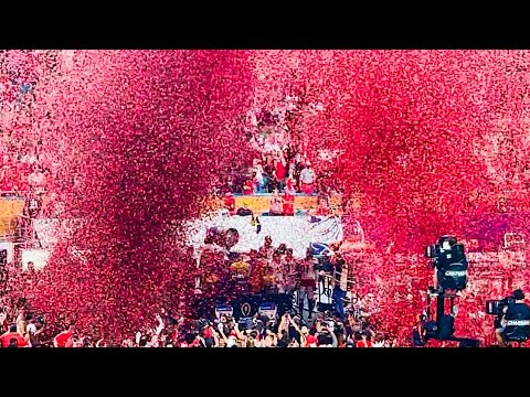 Georgia Bulldogs Orange Bowl Postgame trophy celebration playoffs