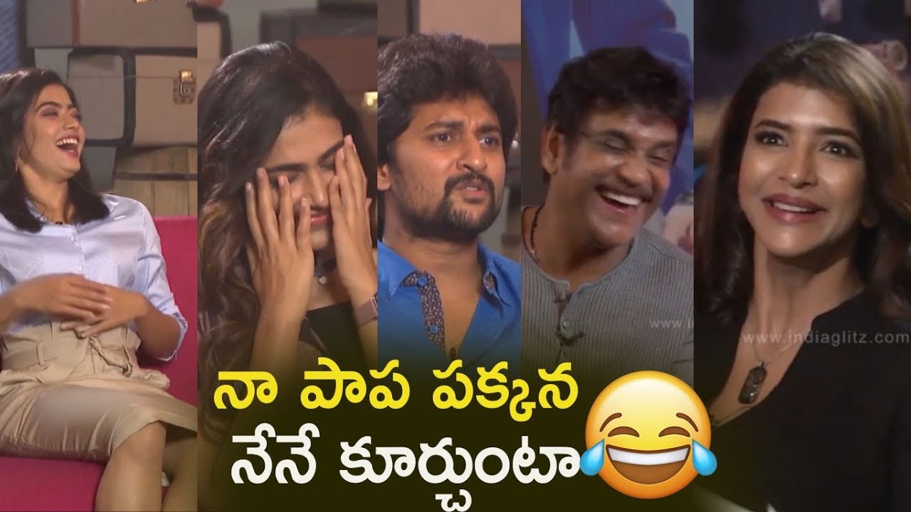 Manchu Lakshmi's funny interview with DevaDas Team | Nagarjuna, Nani, Rashmika, Aakansha Singh