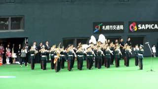 20130503 札幌ドーム 陸上自衛隊北部方面音楽隊 君が代