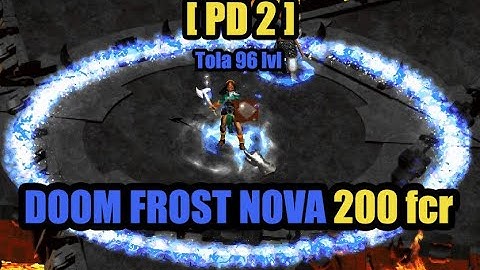 Project diablo 2 Doom Frost Nova sorc 200fcr!