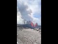 Volnado Spawns From Lava Eruption