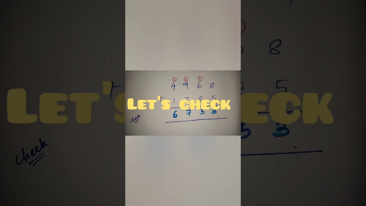 Mathematics - (Subtraction with borrowing ) - YouTube