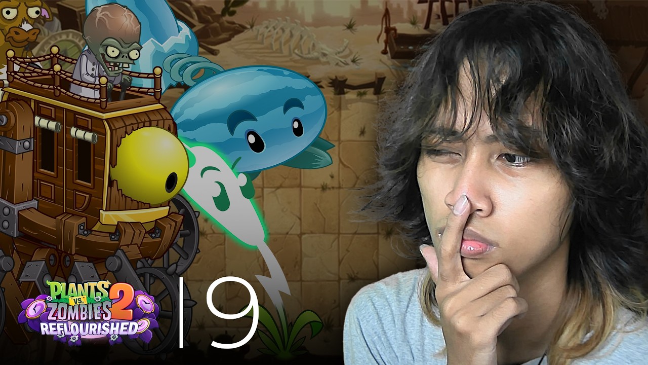 siapa juga yang mau lawan boss naik robot kereta? | Plants vs Zombies 2 Reflourished [Android] #9