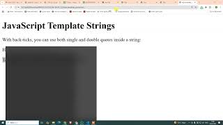 Javascript Events, Strings, Methods, Search, Templates and Numbers 19.02.25 | Design Drift Studio
