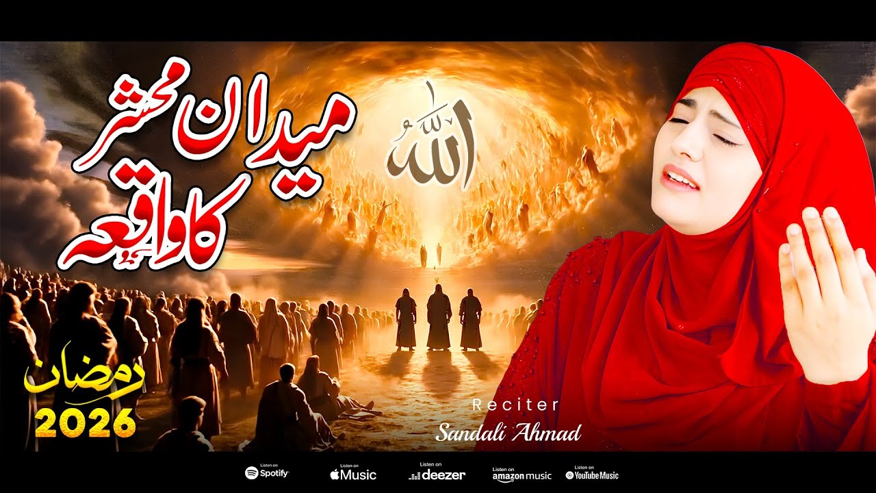 Ramzan Naat 2026 By Sandali Ahmad -New Ramzan Nasheed ✨Ramzan Kalam✨Mehshar Ka Waqia✨New Naat Sharif