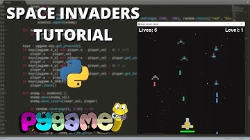 Python Game Programming Tutorial: SpaceWar 1 | Pygame Tutorial - Creating Space Invaders | 10 Days..