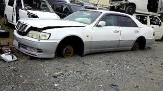 廃車の日産シーマ V8 4 1L NISSAN CIMA（INFINITI Q45）Scrap car