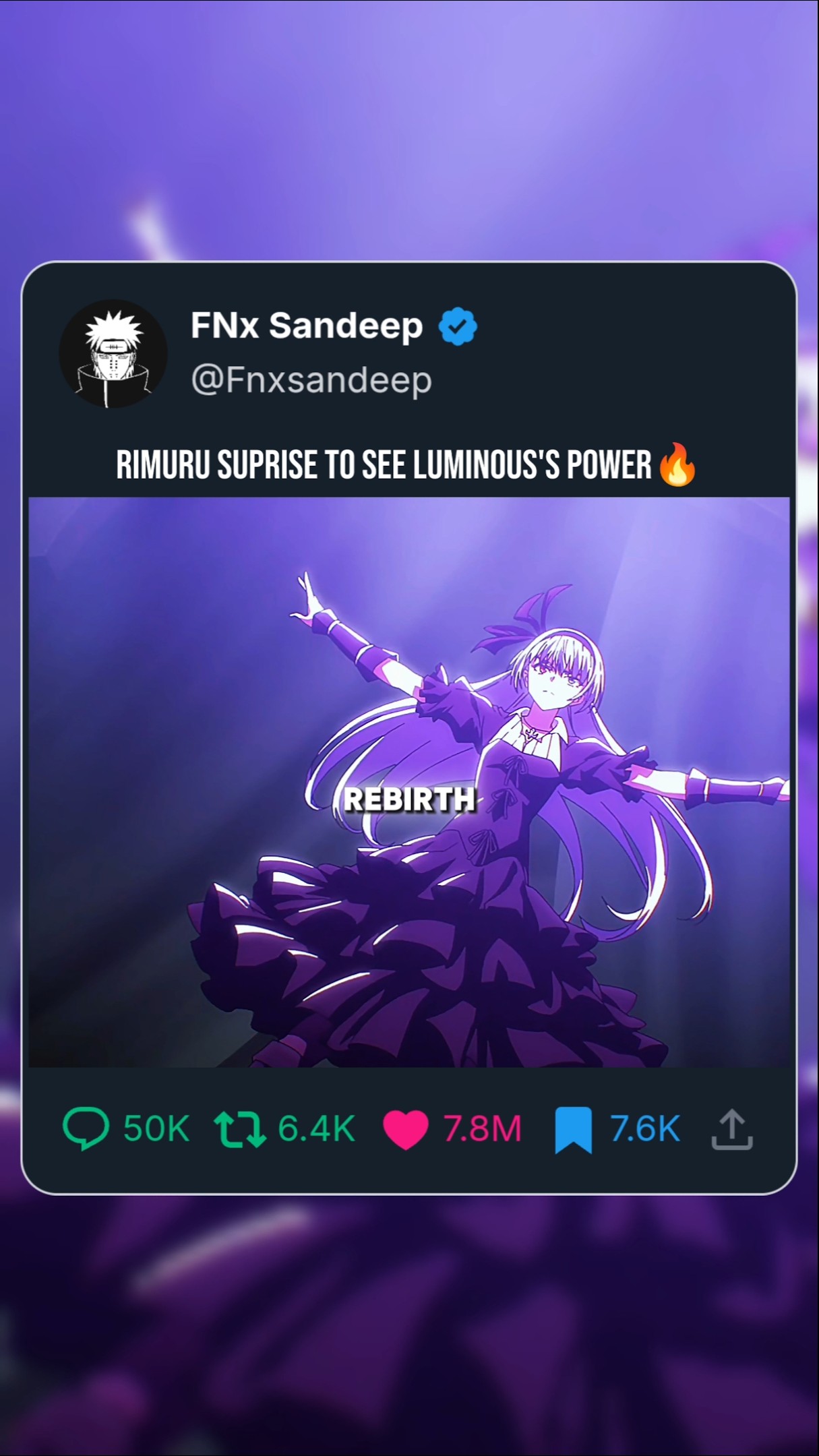 Rimuru Suprise To See Luminous is Whole Another Level 🔥 #rimuru