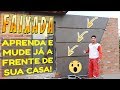 ENSINANDO | Fazer REBOCO com FAIXADA na FRENTE de sua CASA!